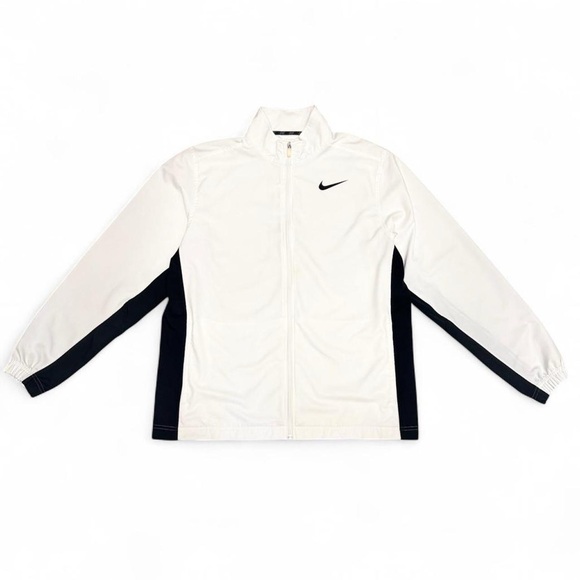 Nike Other - Nike White and Navy Dri-Fit Jacket